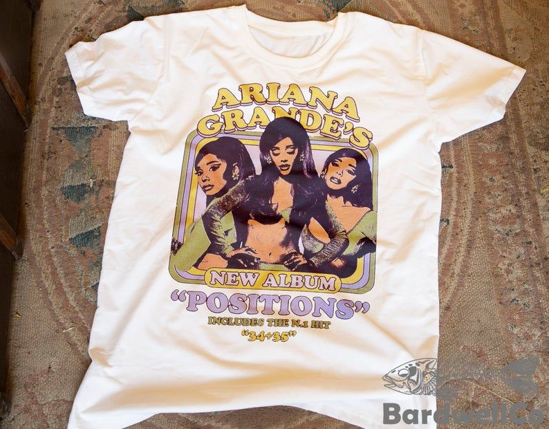 Ariana Grande Positions T Shirt, Ariana Grande Shirt