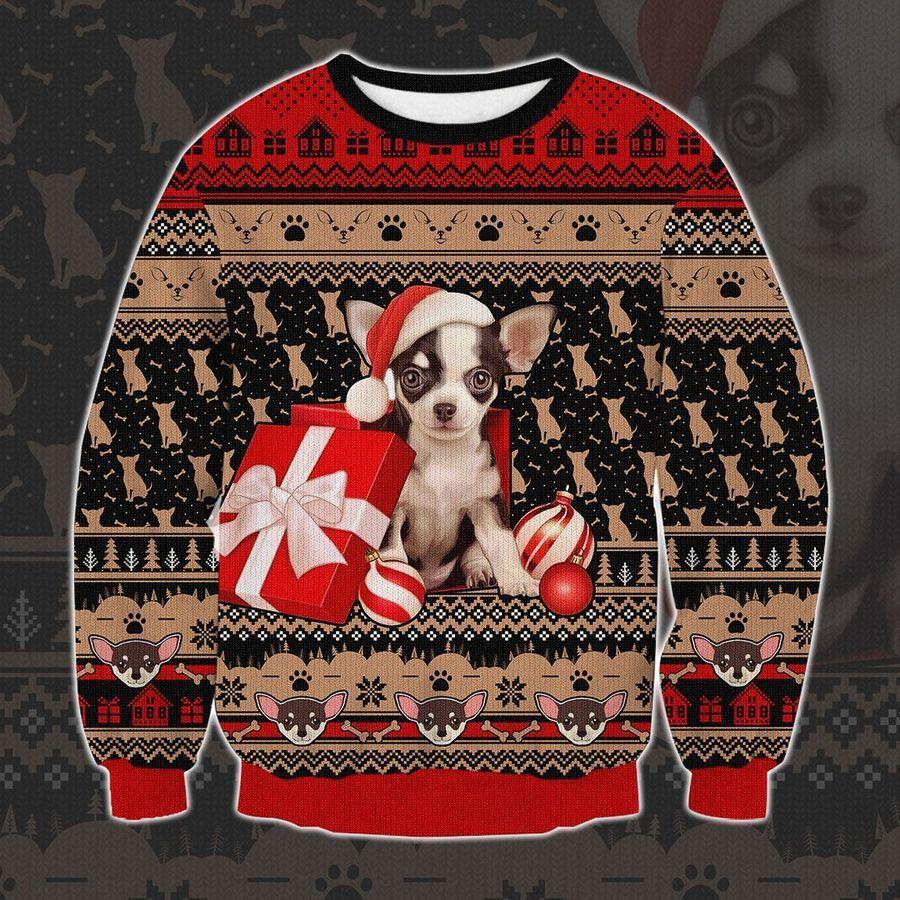 Chihuahua Ugly Christmas Sweater | Unisex | Adult | Us1889