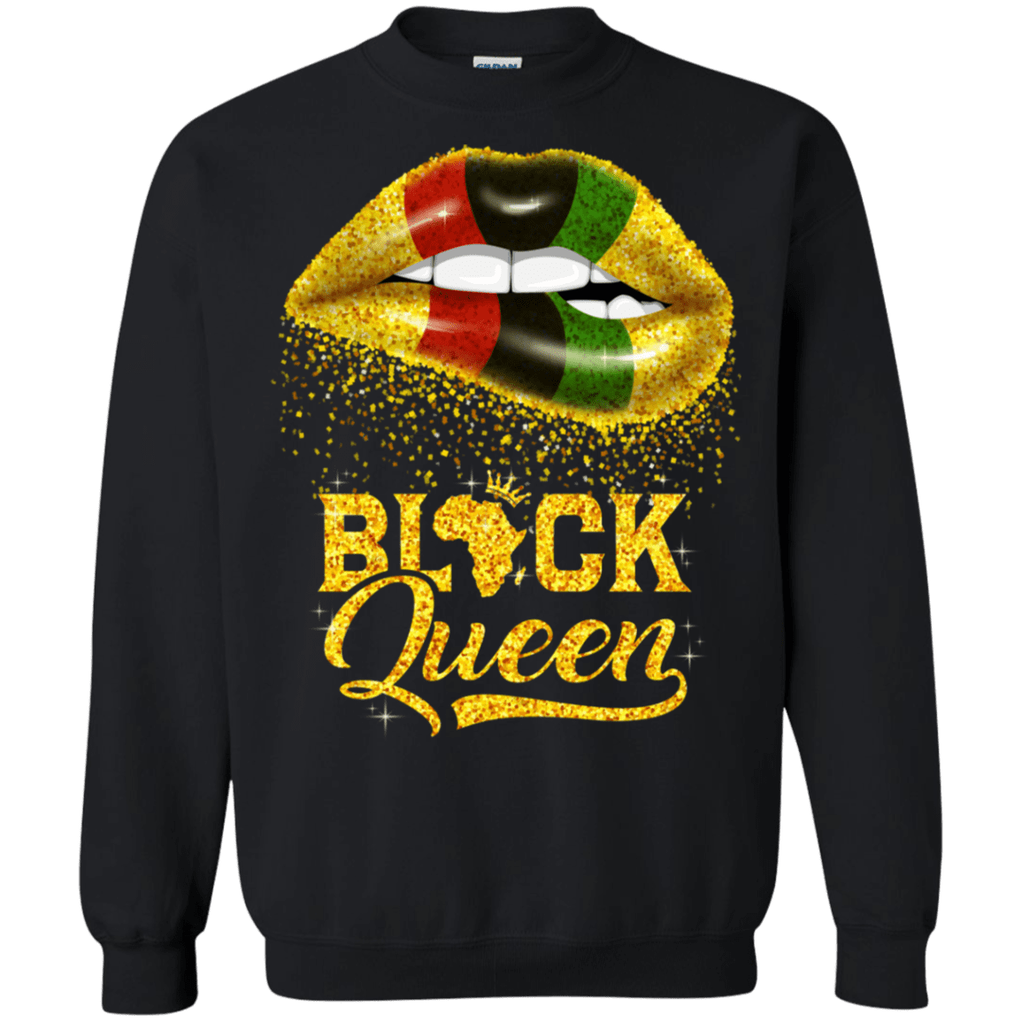 Black Queen Sexy Lips Sweatshirt