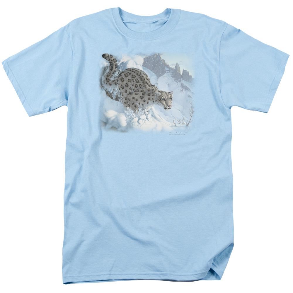 Wild Wings Snow Leopard – Men’S Regular Fit T-Shirt