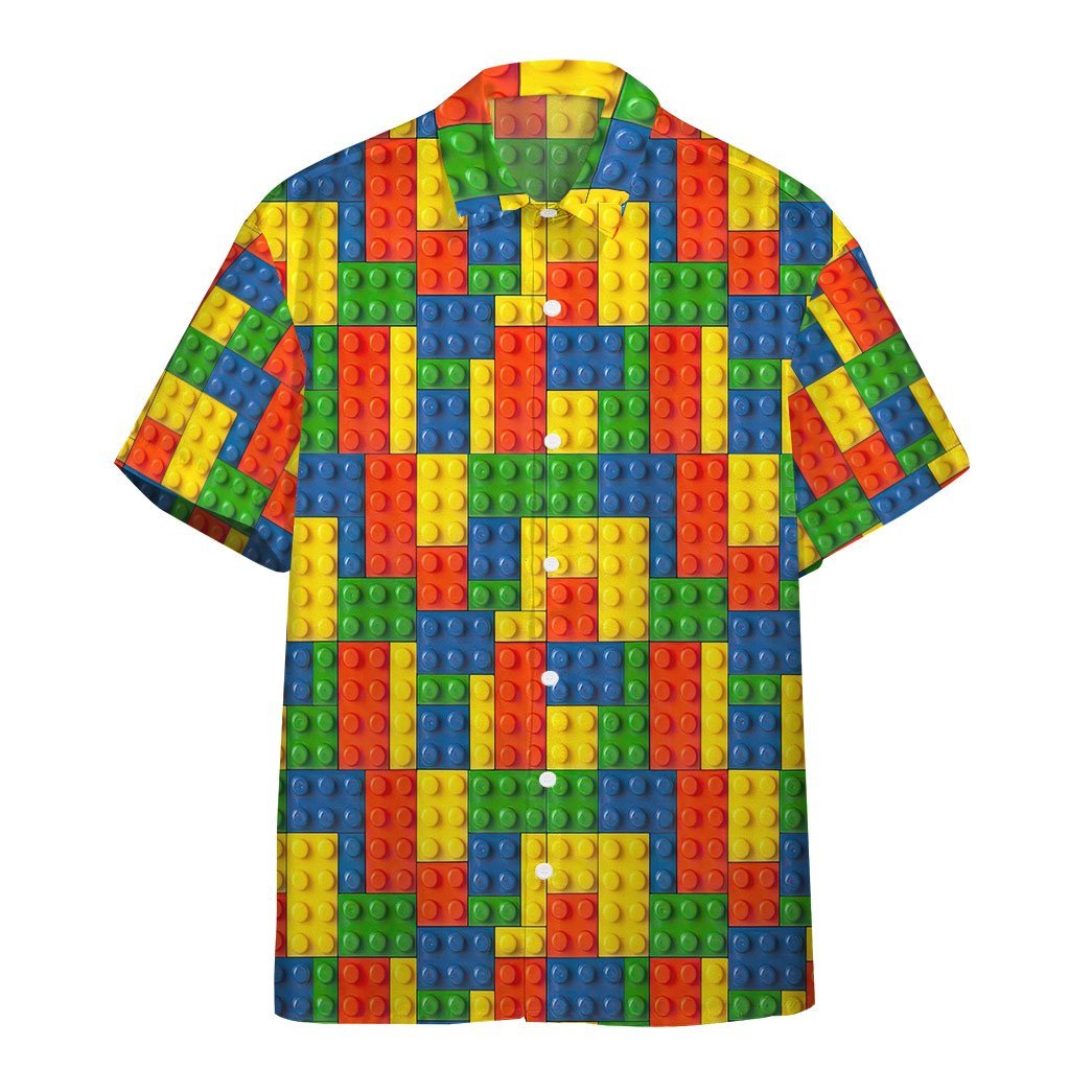 Lego Fabric All Over Printed Hawaiian Shirt Ha68161