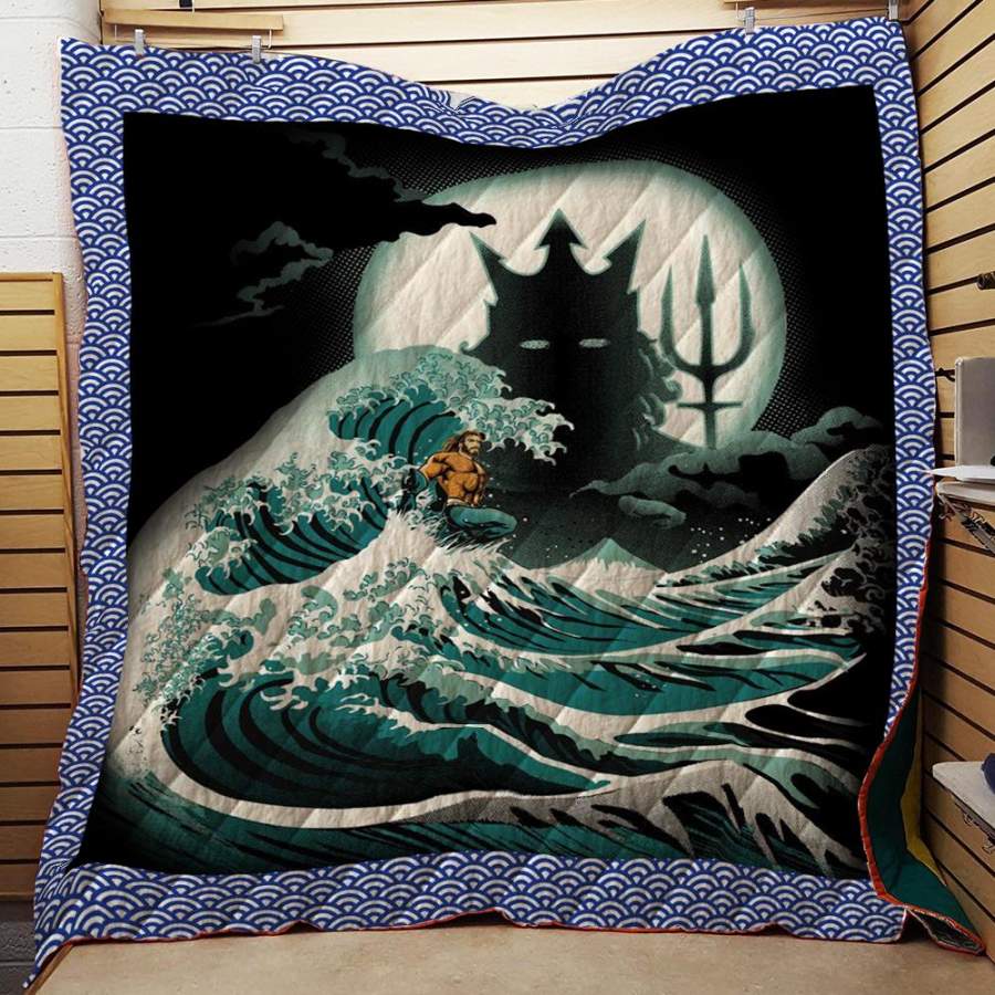 Aquaman 3D Quilt Blanket