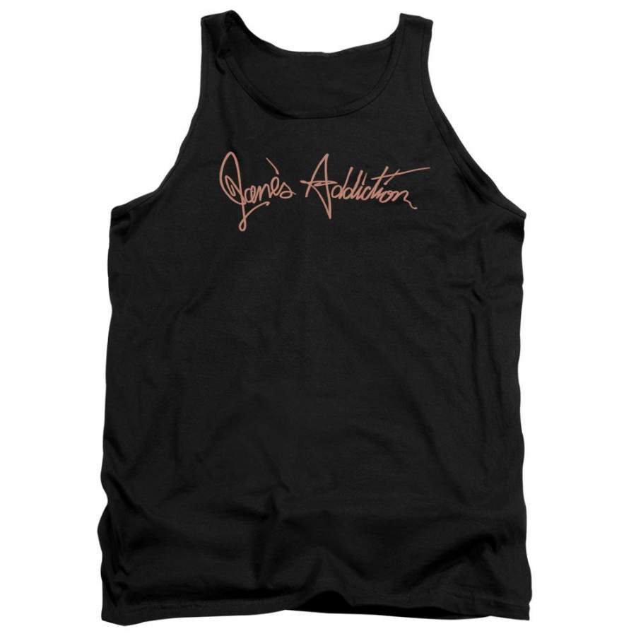 Janes Addiction Script Logo Tank Top T-Shirt