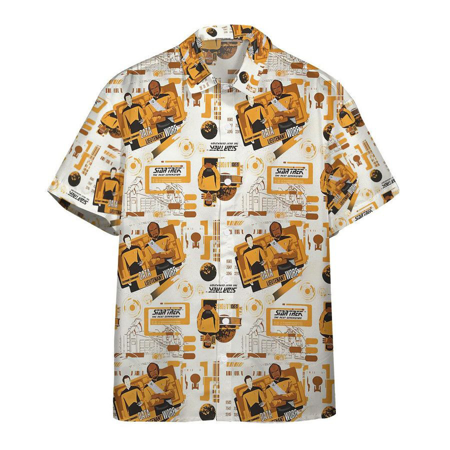 Star Trek The Next Generation Yellow Team All Over Print Hawaii Shirt Ha72785