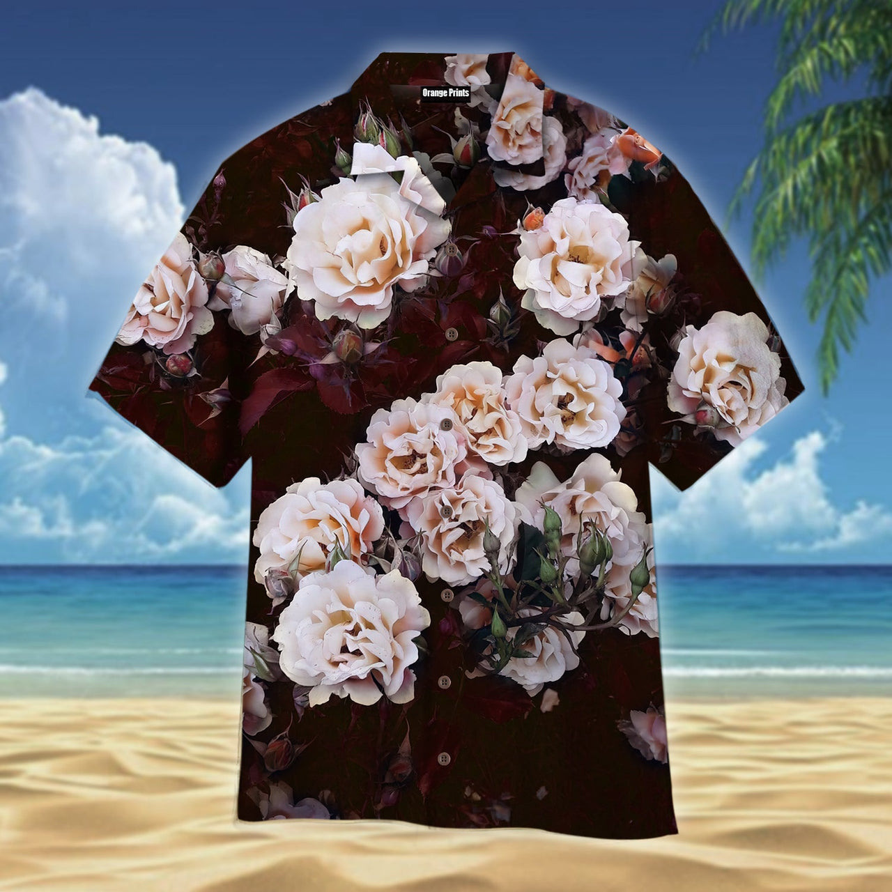 Rose Flower Tropical Aloha Hawaii Shirts Unisex Ha16541