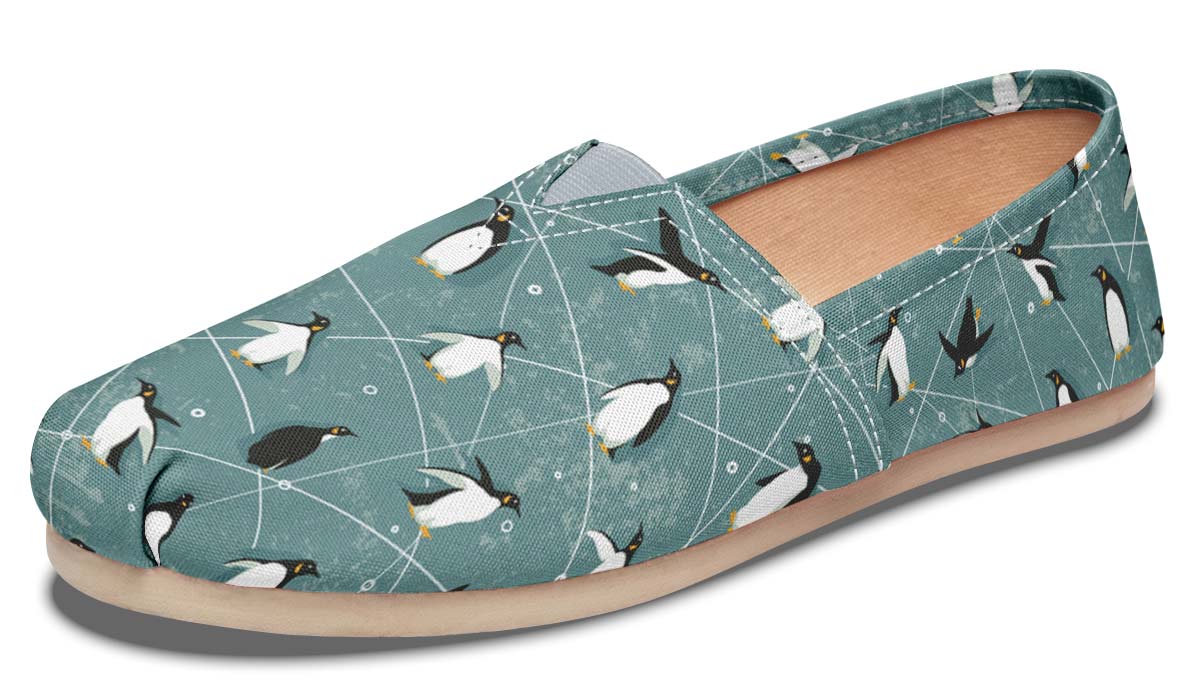 Penguin Pattern Casual Shoes-Clearance