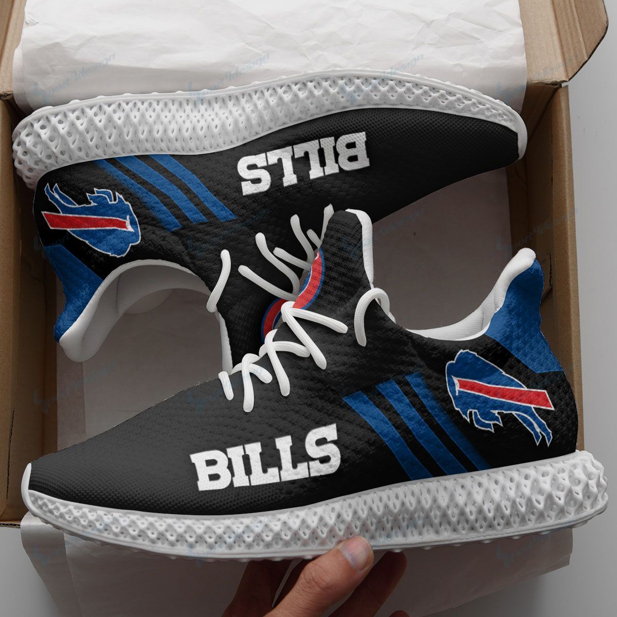 Buffalo Bills 4D Future Sneakers 10