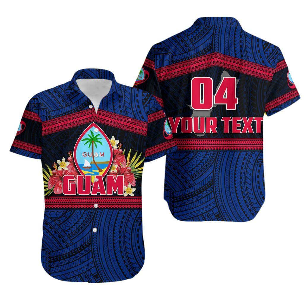 (Custom Personalised)Guam Rugby Polynesian Patterns Hawaiian Shirt Th4