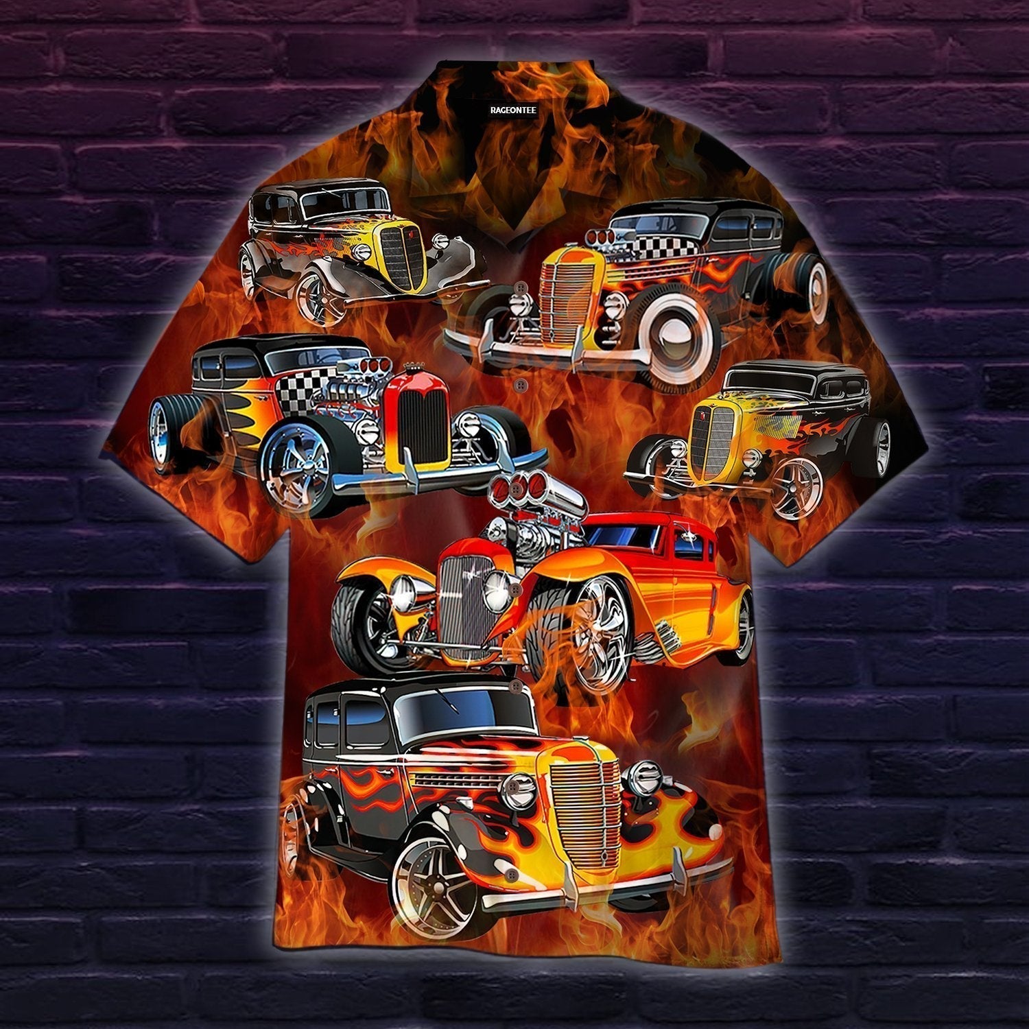 Fire Hot Rod Hawaii Shirt For Men And Women Ha104550