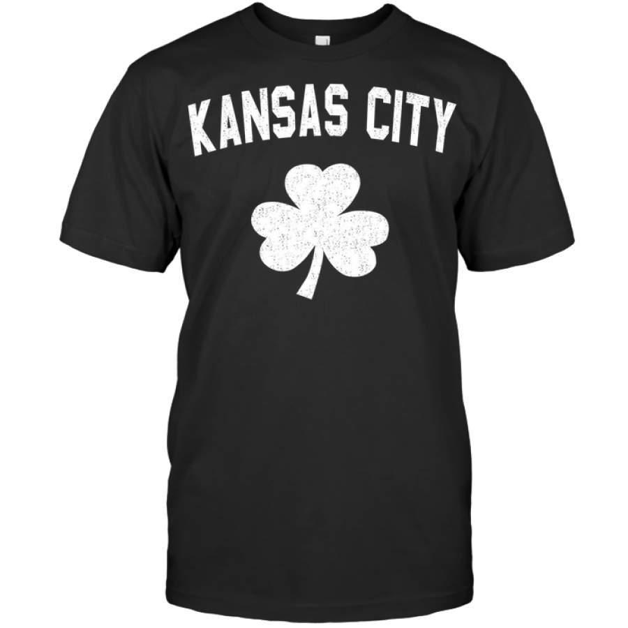 Irish American Shamrock Kansas City St Patricks Day T Shirt