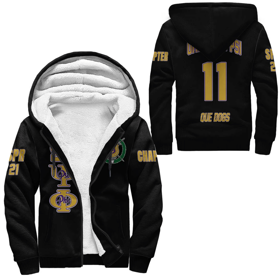 Fraternity Hoodie – Personalized Omega Psi Phi Sherpa Hoodie