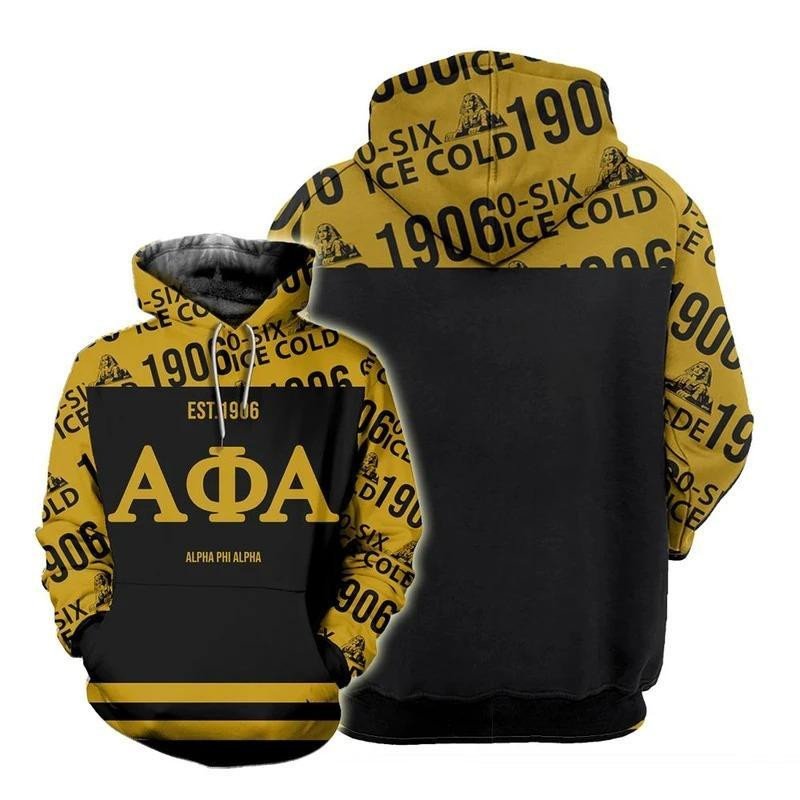 Fraternity Hoodie – 1906 Ice Cold Alpha Phi Alpha Pullover