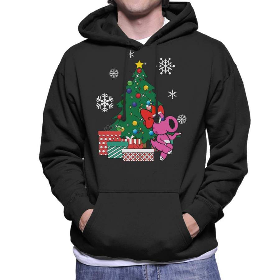Birdo Around The Christmas Tree Mario Men’s Hooded Sweatshirt