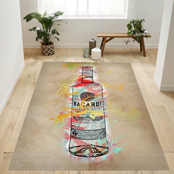 Bacardi Area Rug For Gift Living Room Rug Home Decor Floor Decor