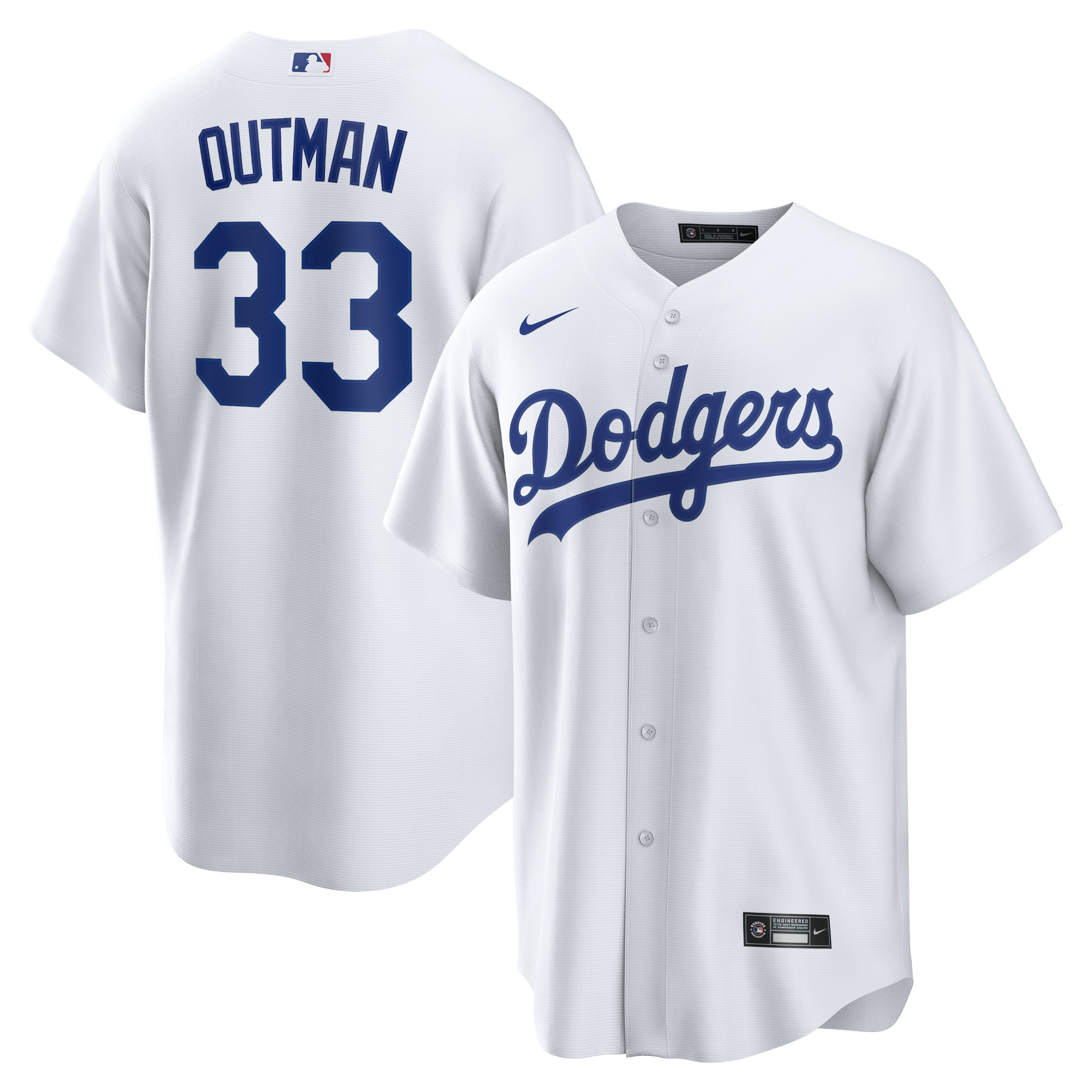 James Outman Los Angeles Dodgers Replica Player Jersey – White