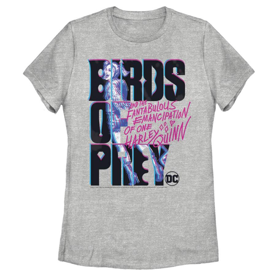 Birds of Prey Women’s Cartoon Logo  T Shirt