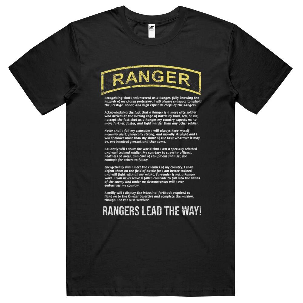 The Ranger Creed Vintage Army Ranger Rltw Military T Shirts