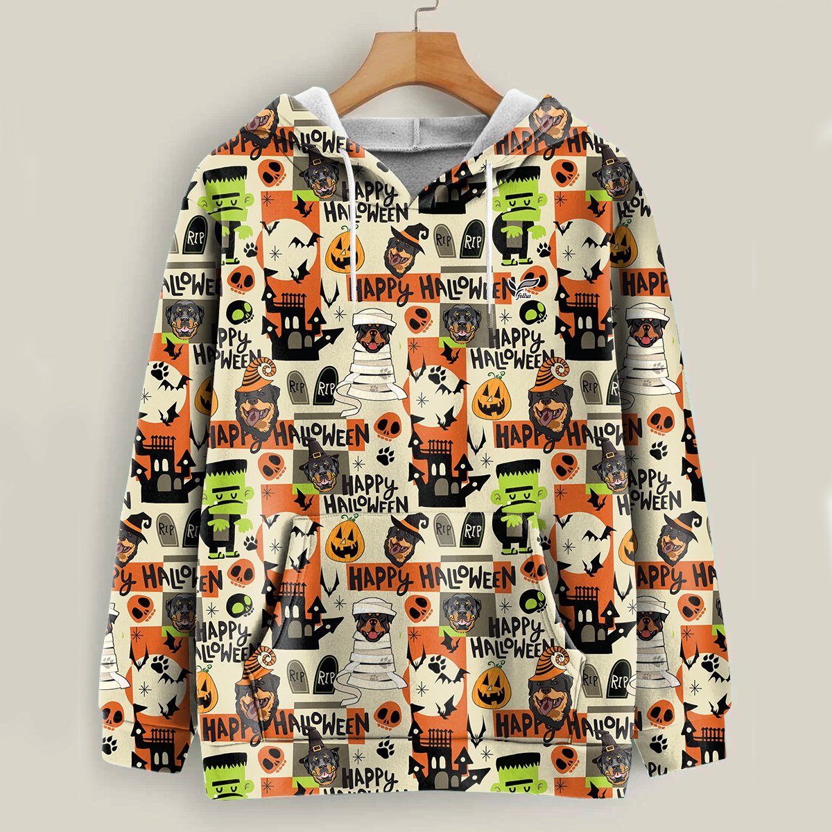 Meet My Boo Crew – Rottweiler Halloween Hoodie