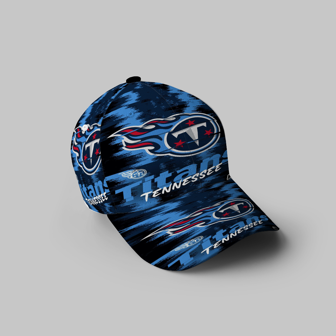 Tennessee Titans Emblem V4 3D Printing Baseball Cap Classic Hat