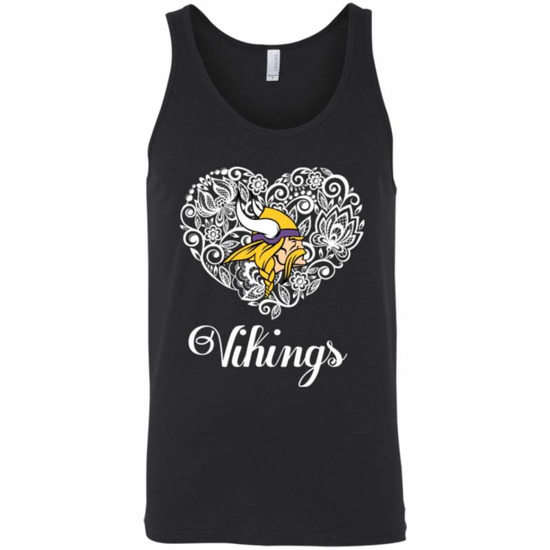 Minnesota Vikings Lace Heart Shirts