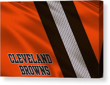 8 Cleveland Browns Uniform Joe Hamilton Canvas Print