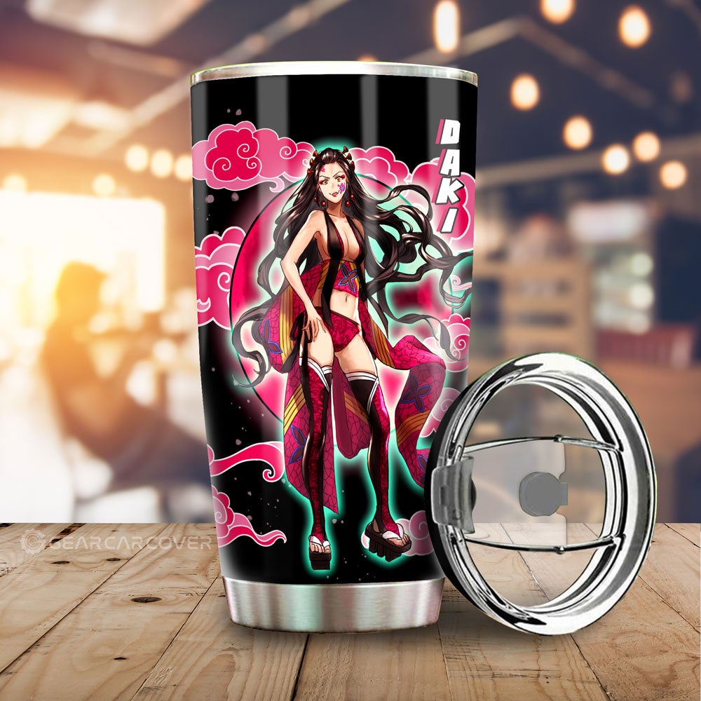 Daki Tumbler Cup Custom Demon Slayer Anime Gifts Idea For Fans