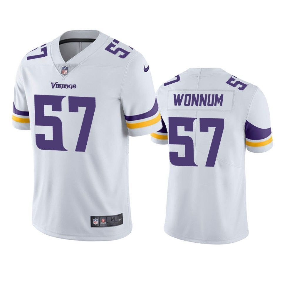 Minnesota Vikings Dj Wonnum White Vapor Untouchable Limited 3D Jersey