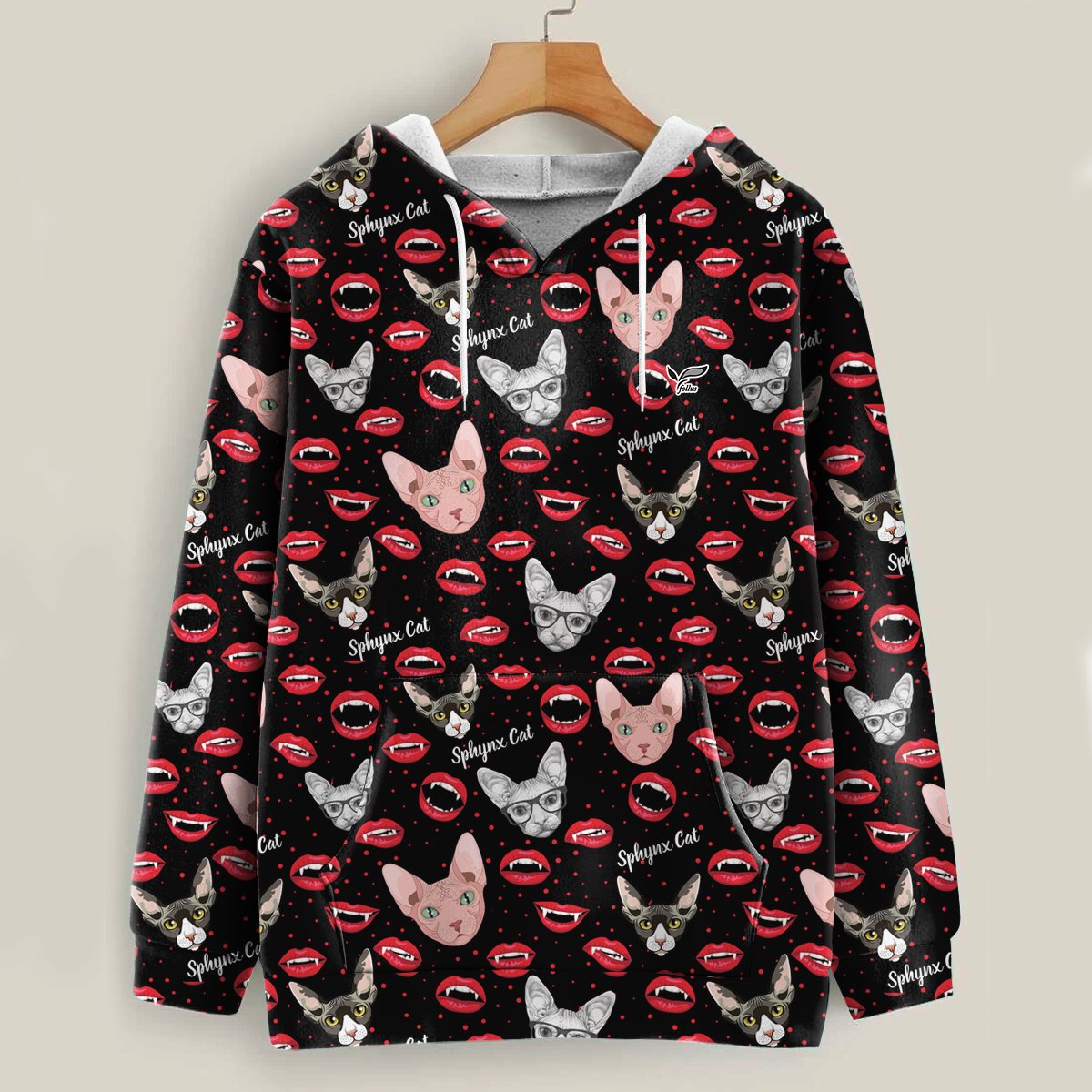 Baby Come Here – Sphynx Cat Halloween Hoodie