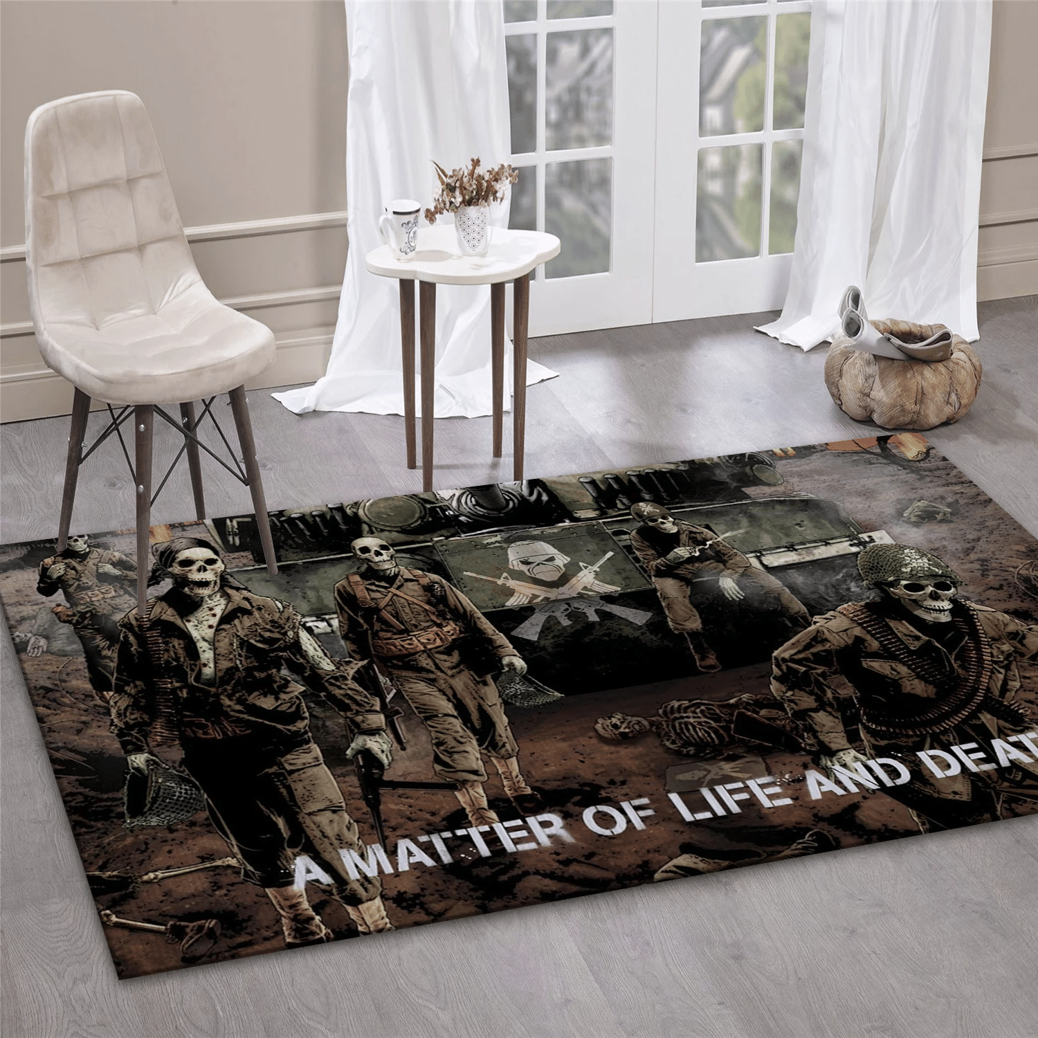 Iron Maiden Album V3 Area Rug, Living Room  Rug – Christmas Gift Us Decor