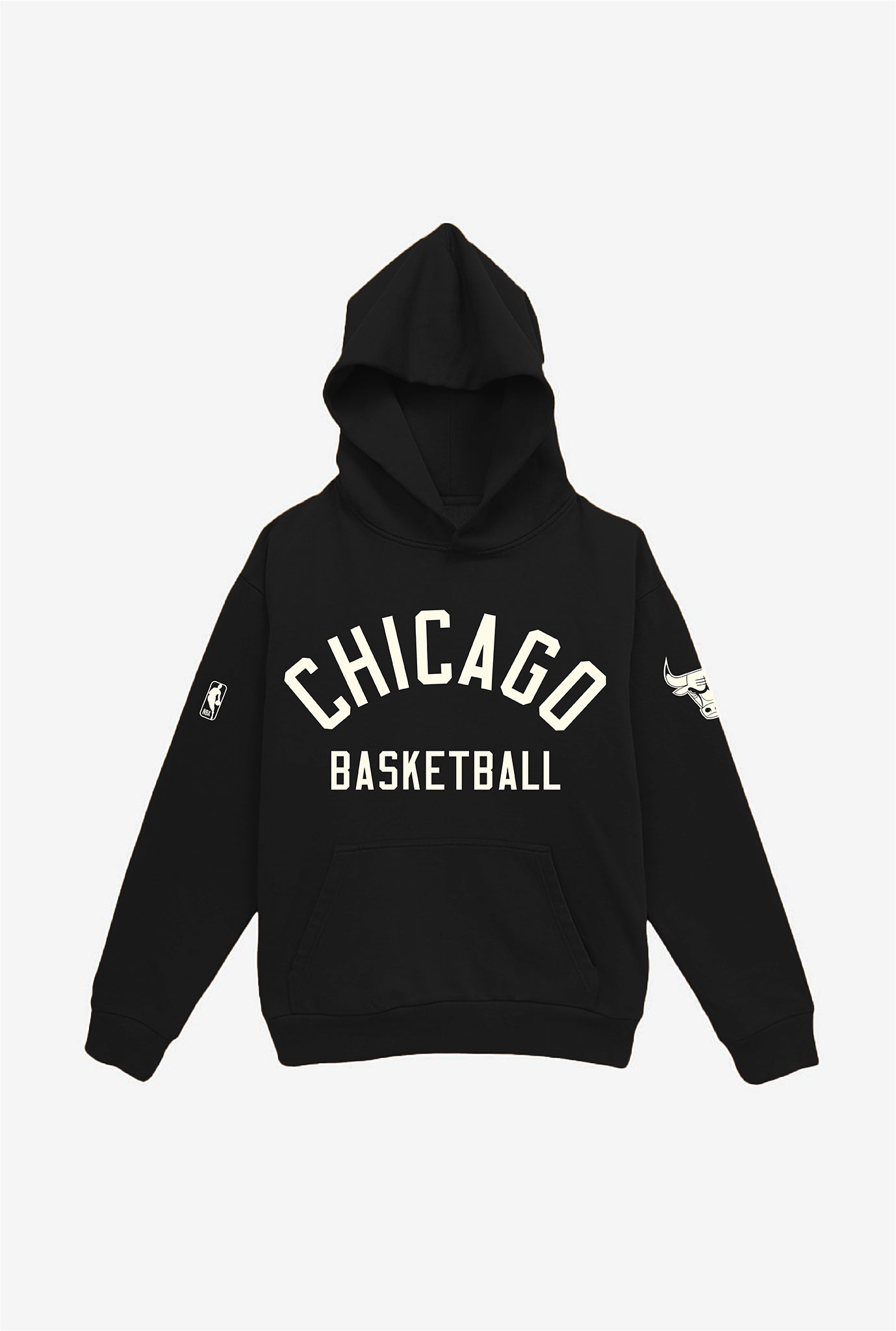 Chicago Bulls Heavyweight Hoodie – Black