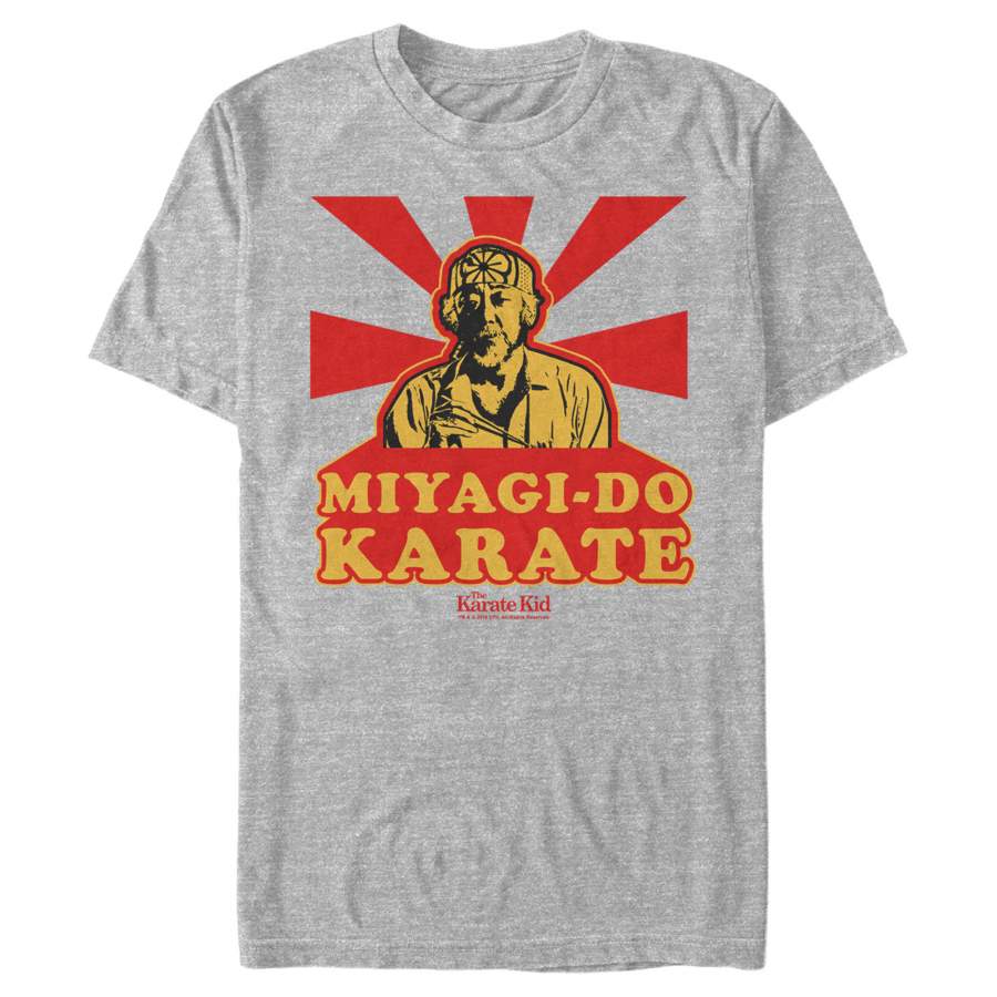 The Karate Kid Men’s Miyagi Sun Portrait  T Shirt