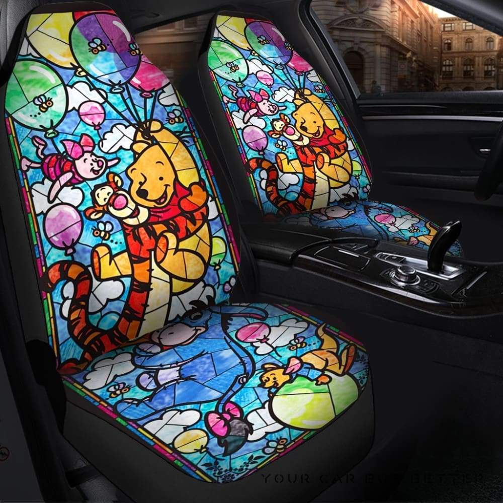 Winnie The Pooh Glass Seat Covers 101719