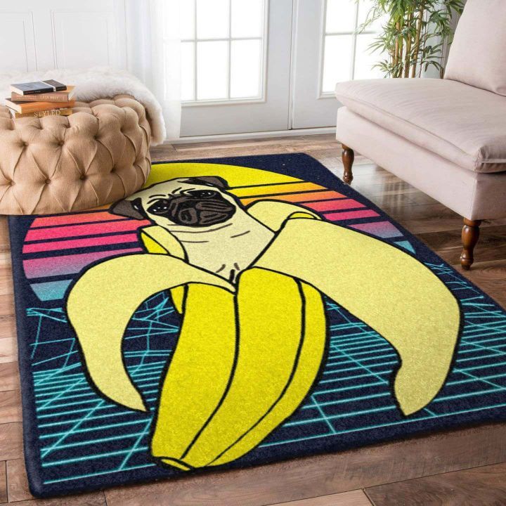 Aesthetic Banana Pug Rug JJPCAC HNHHBN