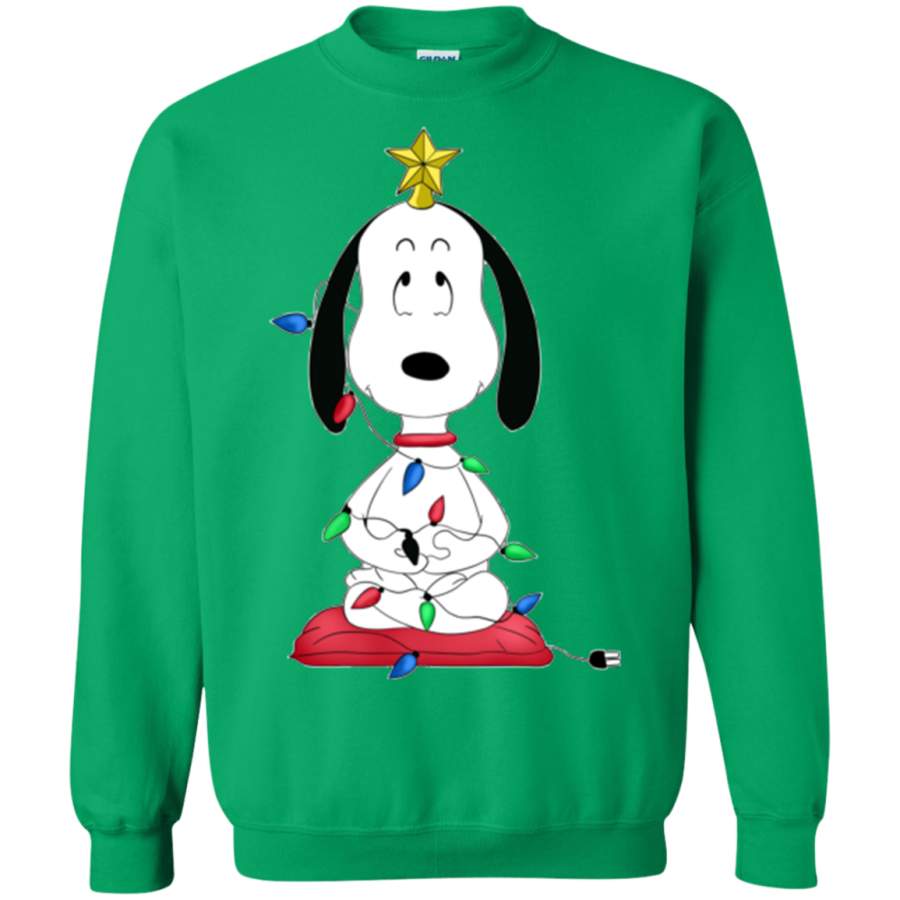 Snoopy Funny Christmas tree Sweatshirt - Emprints Store