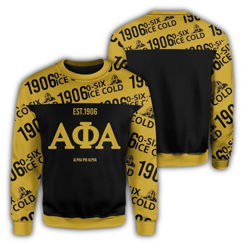 Fraternity Sweatshirt – 1906 Ice Cold Alpha Phi Alpha Crewneck Sweatshirt