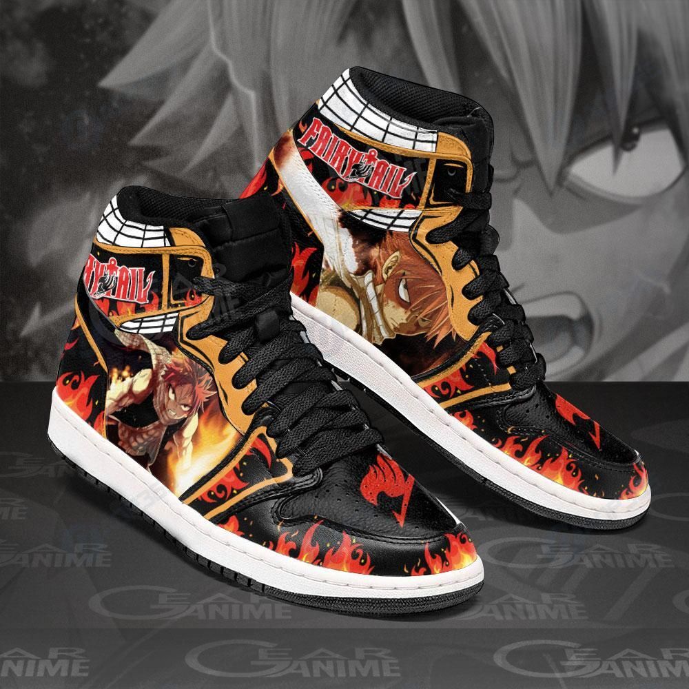 Natsu Dragneel Sneakers Fairy Tail Anime Shoes Mn11 Air Jordan 13 Shoes Hajd2403413