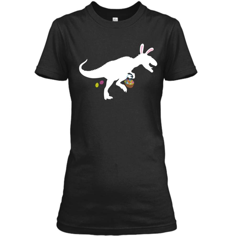 Easter Bunny Dinosaur Funny Easter T-Shirt Kids Boy Girl Egg Ladies Custom