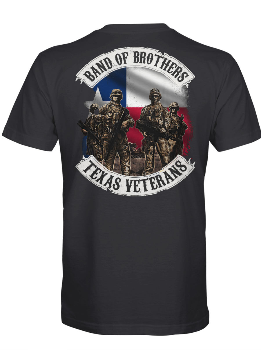 Band Of Brothers Texas Veterans – Veteran Tshirt