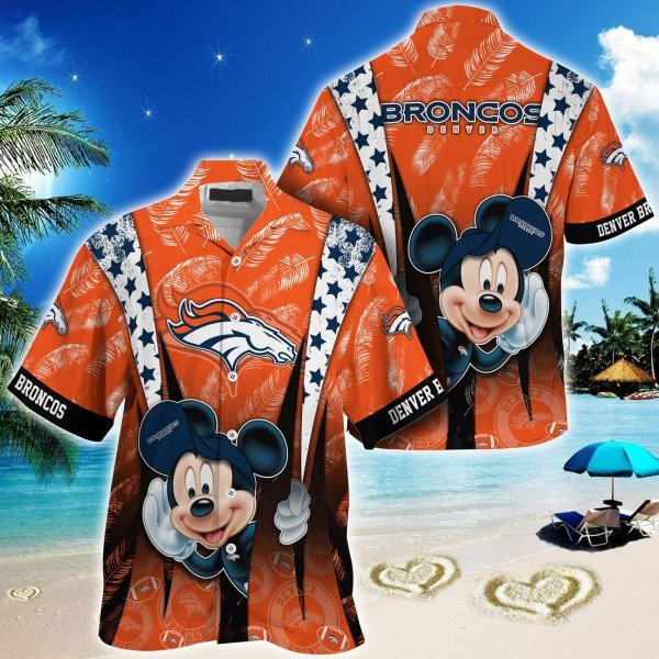 Denver Broncos Hawaiian Shirt Bg399