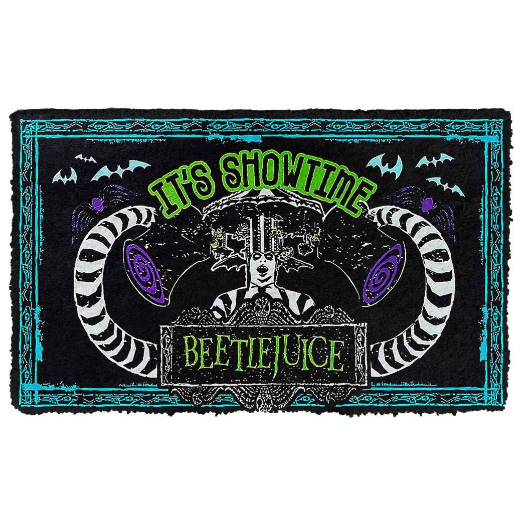 Gearhumans 3D Its Show Time Beetlejuice Custom Doormat