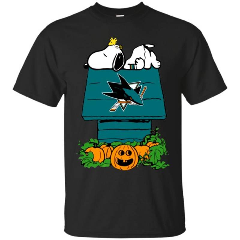 Snoopy San Jose Sharks Halloween T Shirt