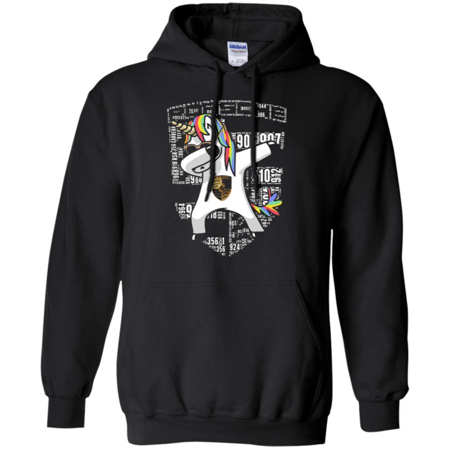 AGR Car – I Flippin’ Love Porsche Dabbing Hip Hop Unicorn Hoodie