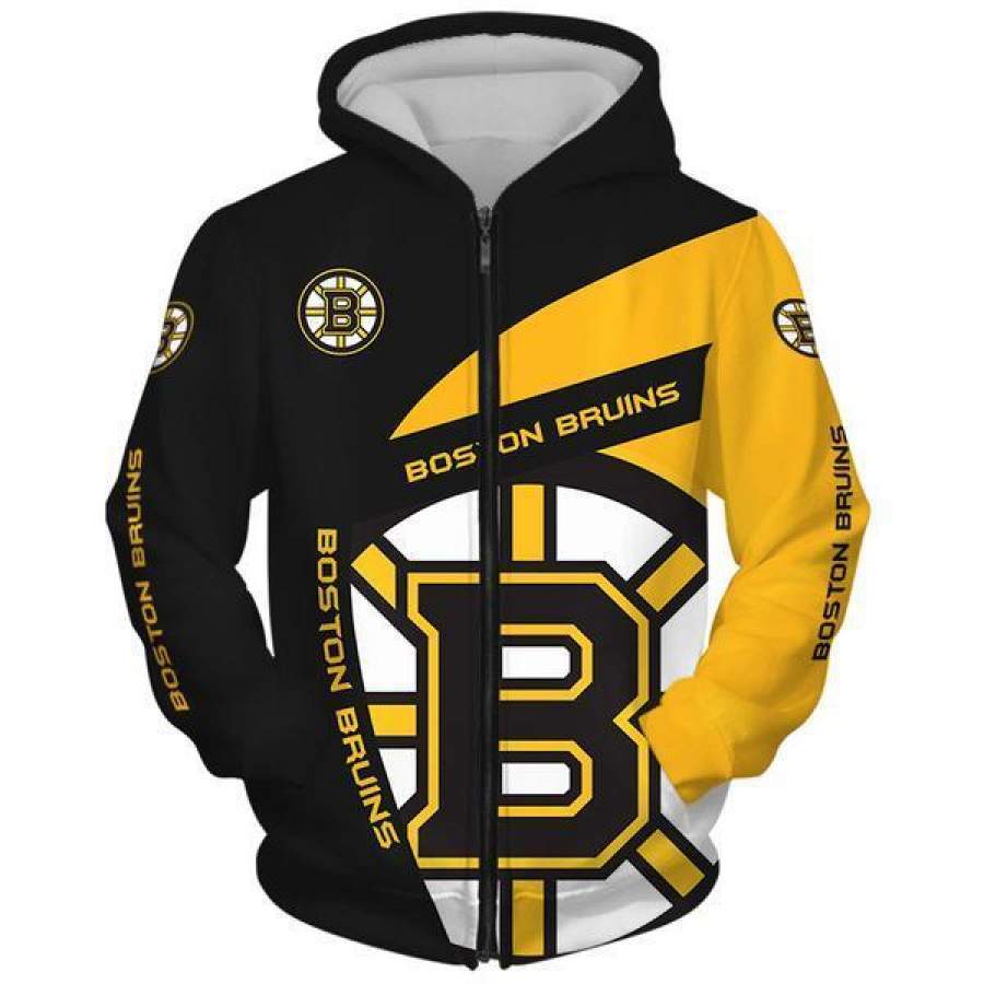 Boston Bruins Hoodie 3D Style2162 All Over Printed