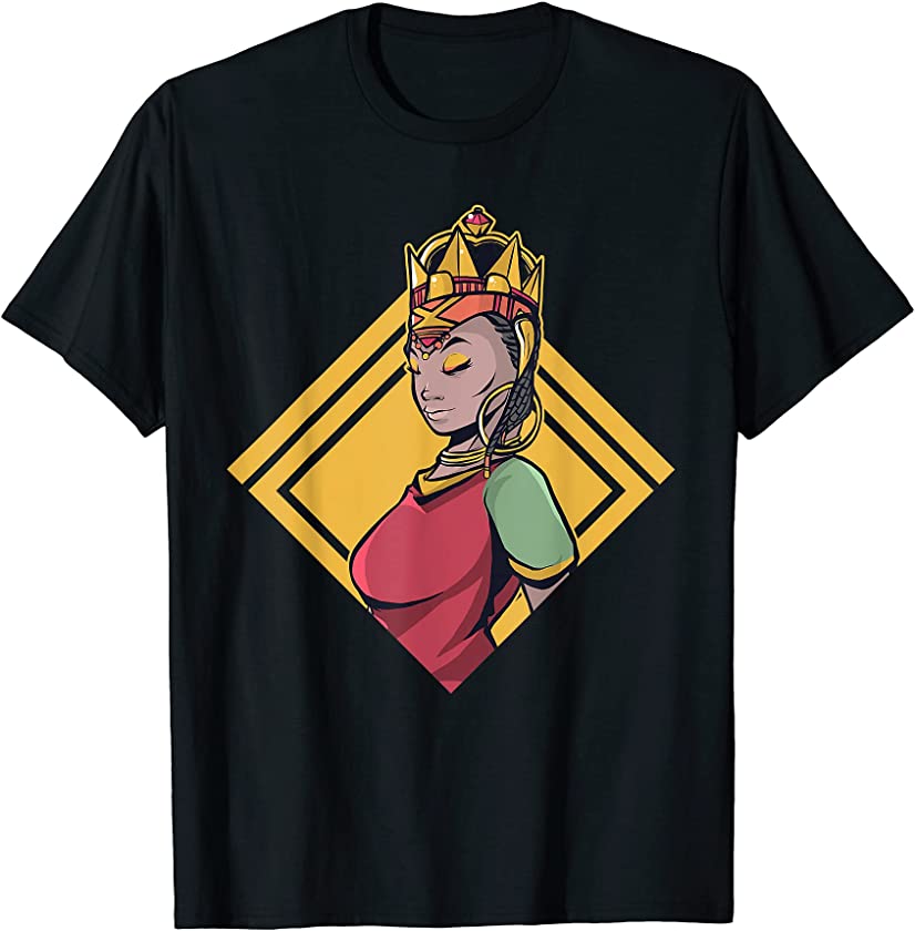 African American Black Queen Afrocentric Melanin T-Shirt