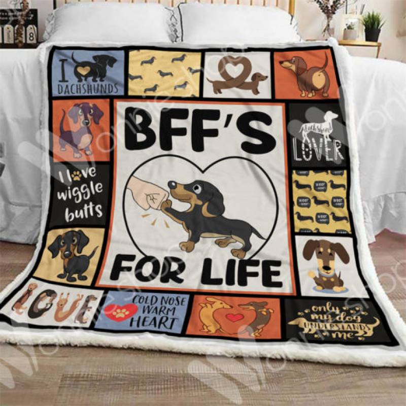 Dachshund Dog Sherpa Blanket OCT1601 85O36