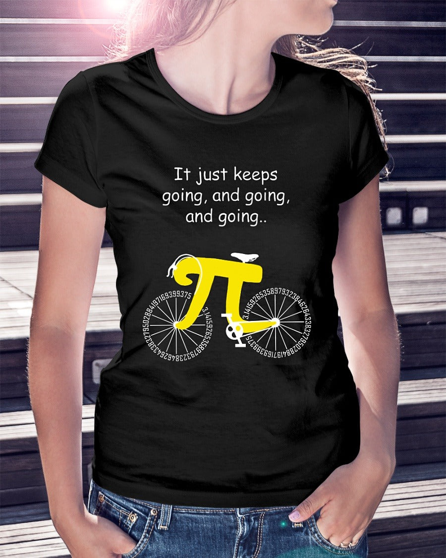 It Just Keeps Going And Going Pi Math Gift Standard/Premium T-Shirt