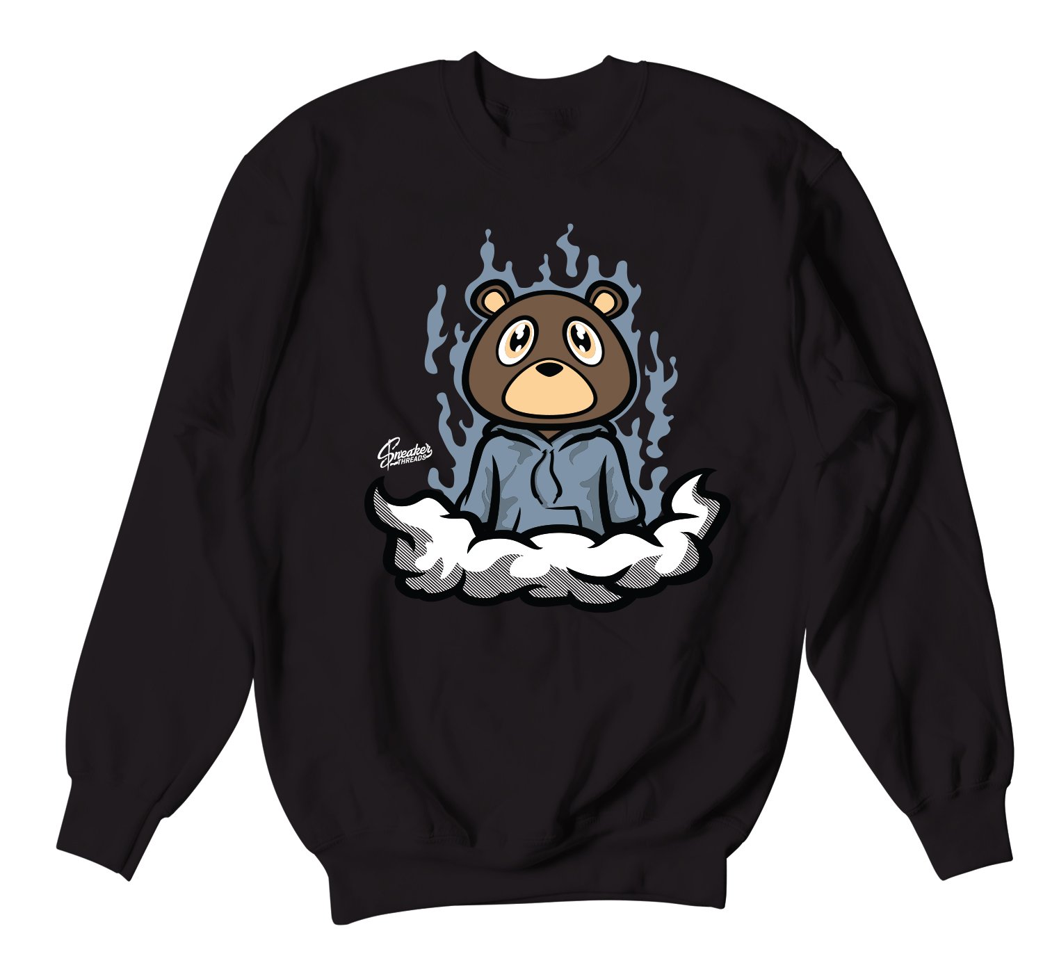 Yeezy 350 Ash Blue Fly Bear Sweater