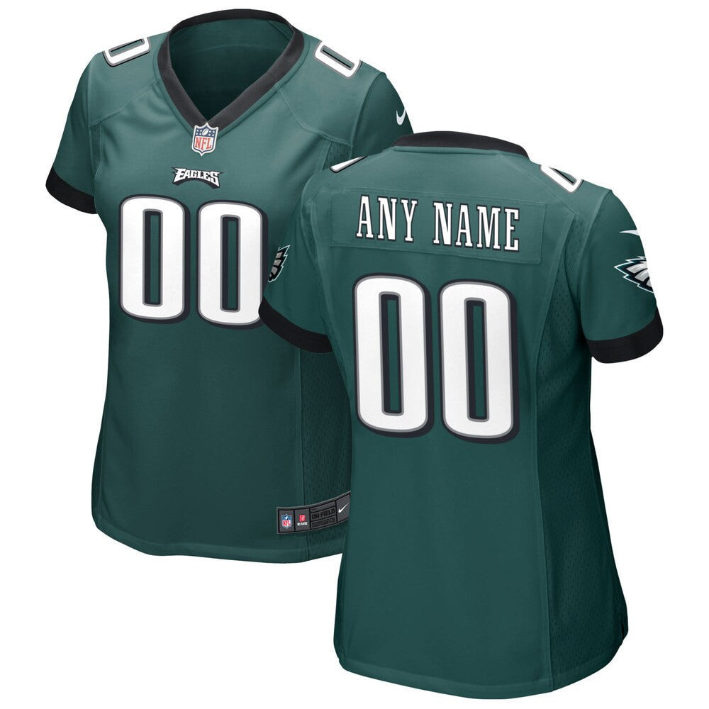 Women’S Nike Midnight Green Philadelphia Eagles Custom Game Jersey