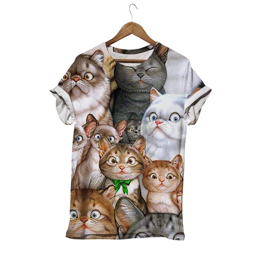 Lovely Kittens Family T-shirt