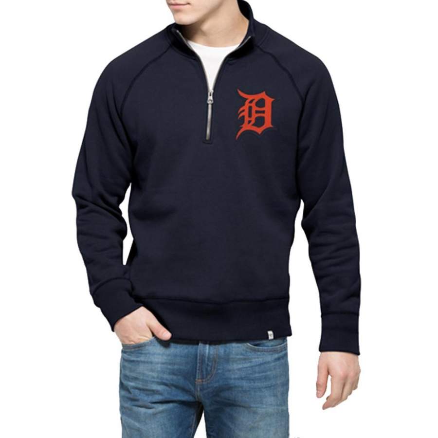 Detroit Tigers – Cross Check 1/4 Zip Pullover Sweater